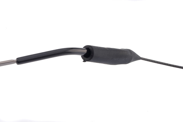 Cordoncino nero reggi occhiali con terminale in silicone 36.5cm